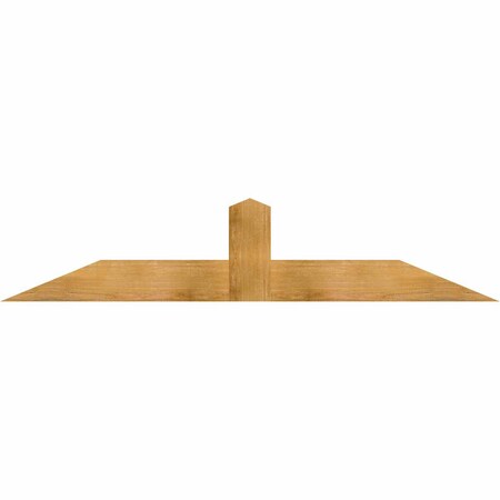 Ekena Millwork Portland Rough Sawn Timber Gable Bracket, Western Red Cedar, 72"W x 15"H x 2"D x 6"F, 5/12 Pitch GBW072X15X0206POR00RWR